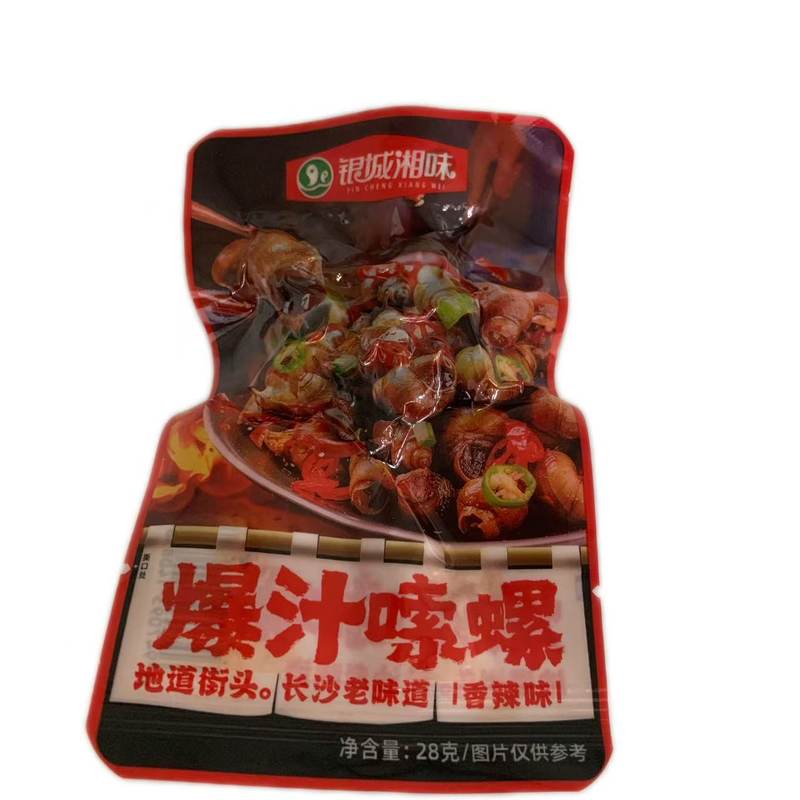 银城湘味28g爆浆嗦螺(香辣味)